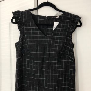 Checkered black dress